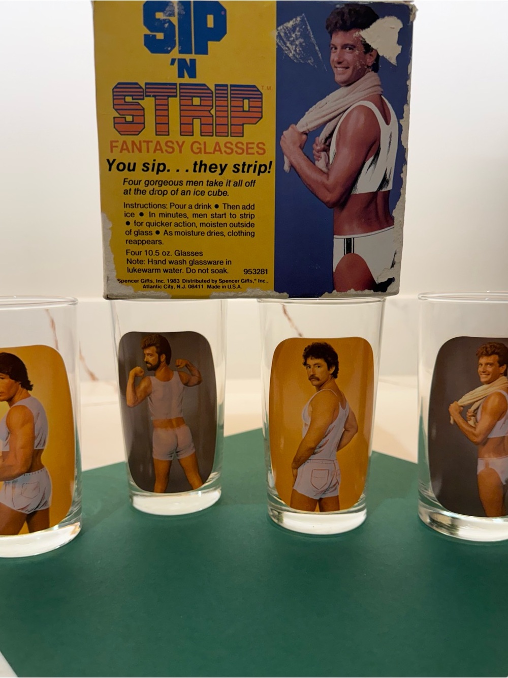 Fantasy Glasses - Sip and Strip Novelty Glass Set